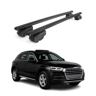 OMAC® - Black Flush-Mounted Roof Rails Cross Bars