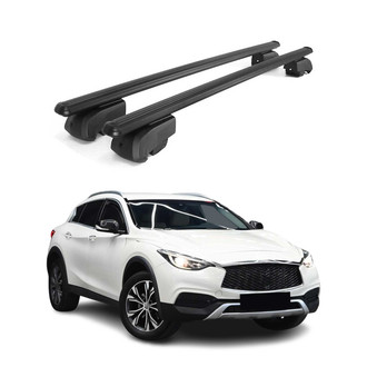 OMAC® - Black Flush-Mounted Roof Rails Cross Bars