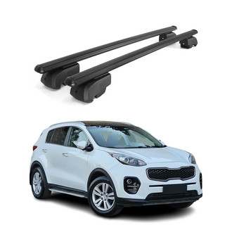 OMAC® - Black Flush-Mounted Roof Rails Cross Bars
