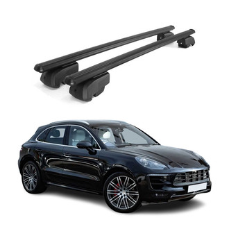 OMAC® - Black Flush-Mounted Roof Rails Cross Bars