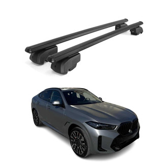 OMAC® - Black Flush-Mounted Roof Rails Cross Bars