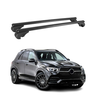 OMAC® - Black Raised Roof Rails Cross Bars
