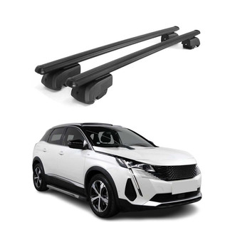 OMAC® - Black Flush-Mounted Roof Rails Cross Bars