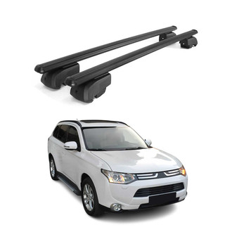 OMAC® - Black Flush-Mounted Roof Rails Cross Bars