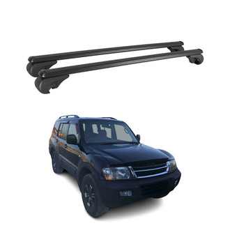 OMAC® - Black Raised Roof Rails Cross Bars