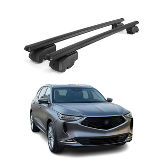 OMAC® - Black Flush-Mounted Roof Rails Cross Bars