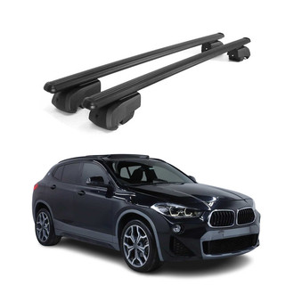 OMAC® - Black Flush-Mounted Roof Rails Cross Bars
