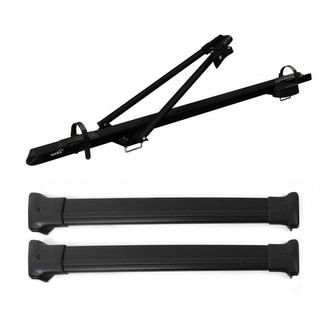 OMAC® - Black Bike Carrier and Roof Rack Set