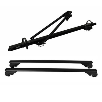OMAC® - Black Bike Carrier and Roof Rack Set