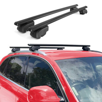 OMAC® - Black Flush-Mounted Roof Rails Cross Bars