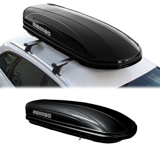 OMAC® - MENABO Gloss Black Roof Cargo Box 11 cu.ft