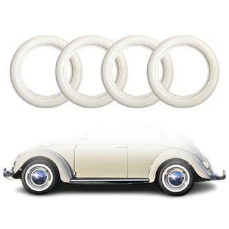 OMAC® - White Subaru Wheel Tire Ring Set