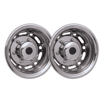 OMAC® - GMC Chrome Silver Steel Wheel Simulators