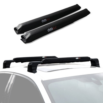 OMAC® U024420 - 28" Black Surfboard Windsurf Crossbar Pads