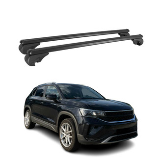 OMAC® - Black Raised Roof Rails Cross Bars