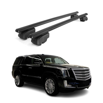OMAC® - Black Flush-Mounted Roof Rails Cross Bars
