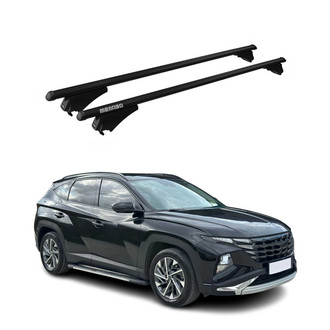 OMAC® - Black Flush-Mounted Roof Rails Cross Bars