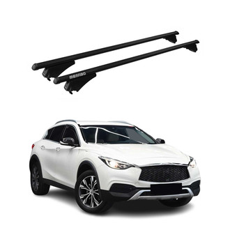 OMAC® - Black Flush-Mounted Roof Rails Cross Bars