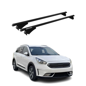 OMAC® - Black Flush-Mounted Roof Rails Cross Bars