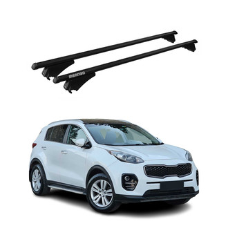 OMAC® - Black Flush-Mounted Roof Rails Cross Bars