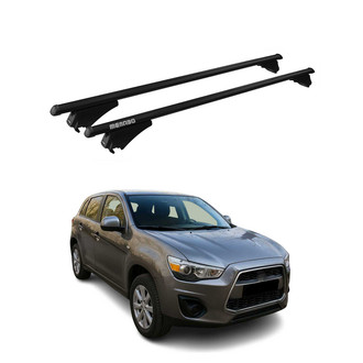OMAC® - Black Flush-Mounted Roof Rails Cross Bars