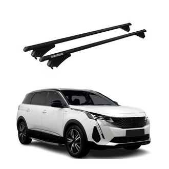 OMAC® - Black Flush-Mounted Roof Rails Cross Bars