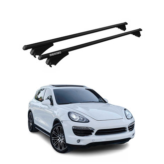 OMAC® - Black Flush-Mounted Roof Rails Cross Bars