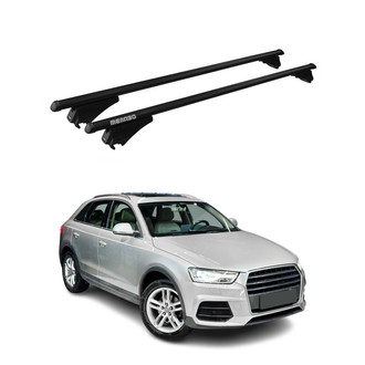 OMAC® - Black Flush-Mounted Roof Rails Cross Bars