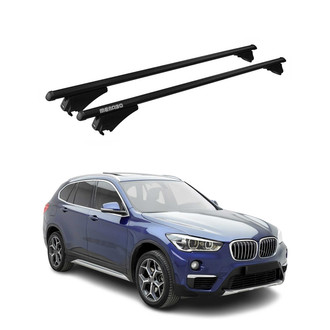OMAC® - Black Flush-Mounted Roof Rails Cross Bars
