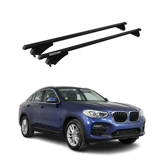 OMAC® - Black Flush-Mounted Roof Rails Cross Bars