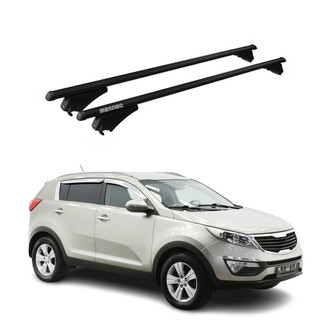 OMAC® - Black Flush-Mounted Roof Rails Cross Bars