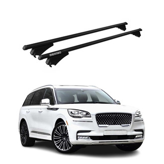 OMAC® - Black Flush-Mounted Roof Rails Cross Bars