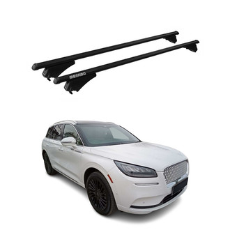 OMAC® - Black Flush-Mounted Roof Rails Cross Bars
