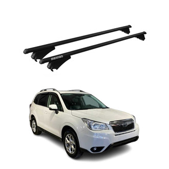 OMAC® - Black Flush-Mounted Roof Rails Cross Bars