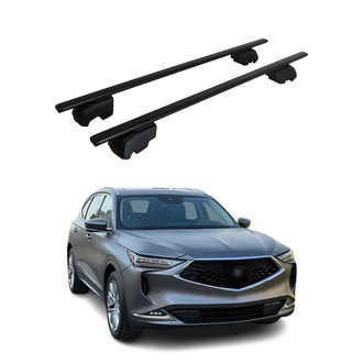 OMAC® - Black Flush-Mounted Roof Rails Cross Bars