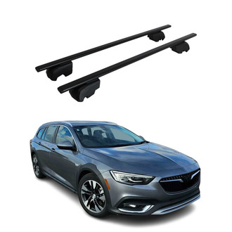 OMAC® - Black Flush-Mounted Roof Rails Cross Bars