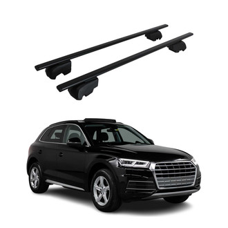 OMAC® - Black Flush-Mounted Roof Rails Cross Bars
