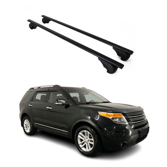 OMAC® - Black Raised Roof Rails Cross Bars