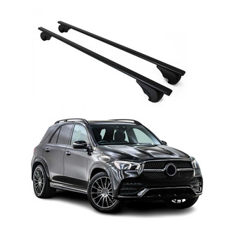 OMAC® - Black Raised Roof Rails Cross Bars