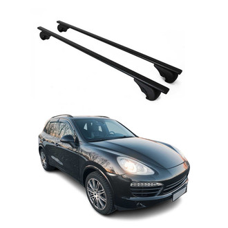 OMAC® - Black Raised Roof Rails Cross Bars
