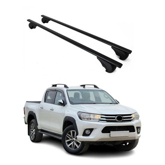 OMAC® - Black Raised Roof Rails Cross Bars