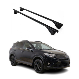 OMAC® - Black Raised Roof Rails Cross Bars