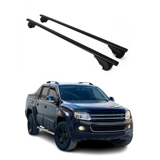 OMAC® - Black Raised Roof Rails Cross Bars