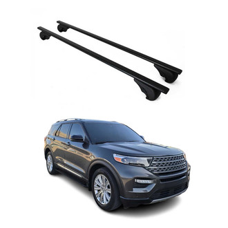 OMAC® - Black Raised Roof Rails Cross Bars