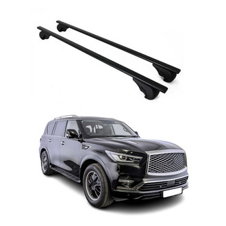 OMAC® - Black Raised Roof Rails Cross Bars