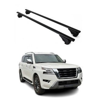 OMAC® - Black Raised Roof Rails Cross Bars