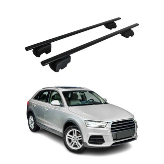 OMAC® - Black Flush-Mounted Roof Rails Cross Bars