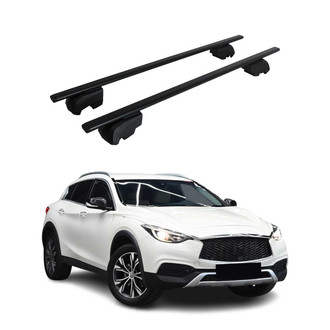 OMAC® - Black Flush-Mounted Roof Rails Cross Bars