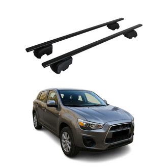 OMAC® - Black Flush-Mounted Roof Rails Cross Bars