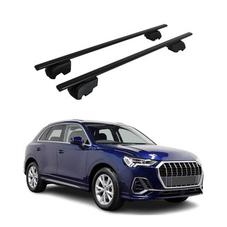 OMAC® - Black Flush-Mounted Roof Rails Cross Bars